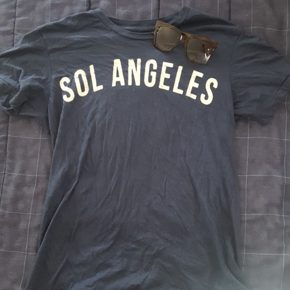 Sol Angeles Tops - Sol angeles navy tshirt size small